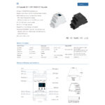 GloboStar® 73139 DL SKYDANCE DC DMX512 Signal Amplifier Din Rail Ράγας 2 Καναλιών DC 12-48V – IP20  Μ11.5 x Π5 x Υ6.5cm – 5 Χρόνια Εγγύηση