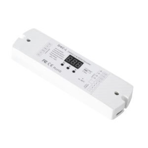 GloboStar® 73145 D4C-L SKYDANCE DC DMX512 Constant Current & RDM Decoder 4 Καναλιών DC 12-48V 4 x 0.5A 22.5W – Max 2A 90W – IP20  Μ17 x Π5 x Υ2.5cm – 5 Χρόνια Εγγύηση