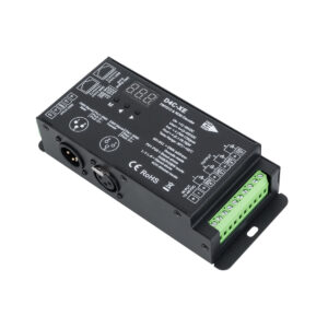GloboStar® 73147 D4C-XE SKYDANCE DC DMX512 Constant Current & RDM Decoder 4 Καναλιών DC 12-48V 4 x 1.75A 315W – Max 7A 315W – IP20 Π16.5 x Π7 x Υ3.7cm – 5 Χρόνια Εγγύηση