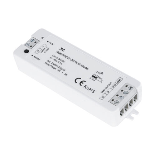 GloboStar® 73157 XC SKYDANCE DC RF 2.4Ghz DMX512 Master Digital DC 5-24V – IP20  Μ10.5 x Π3.5 x Υ2cm – 5 Χρόνια Εγγύηση