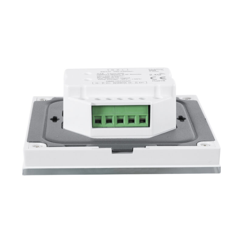 GloboStar® 73159 T11 SKYDANCE Ασύρματο DMX512 Επιτοίχιο Χειριστήριο RF 2.4Ghz 4 Group για όλα τα SKYDANCE DMX512 Controller AC 100-240V Max 0.1A – IP20 Μ8.5 x Μ8.5 x Π8.5 x Υ3.5cm – 5 Χρόνια Εγγύηση