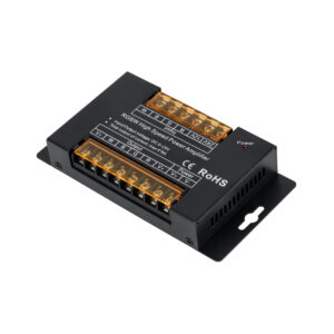 GloboStar® 73394 DC Power & Signal High Speed Amplifier Ενισχυτής Ισχύος & Σήματος Υψηλών Ταχυτήτων 4 Καναλιών DC 5-24V 4 x 8A 768W – Max 32A 768W – IP20 – Μ14.5 x Π7.5 x Υ2.5cm – 3 Χρόνια Εγγύηση