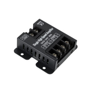 GloboStar® 73396 DC Power & Signal High Speed Amplifier Ενισχυτής Ισχύος & Σήματος Υψηλών Ταχυτήτων 1 Καναλιού DC 5-24V 1 x 30A 360W – Max 30A 360W – IP20 – Single Color – Μ6.3 x Π6.7 x Υ2cm – 2 Χρόνια Εγγύηση