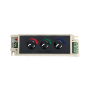 GloboStar® 73419 DC RGB Dimmer Controller 3 Καναλιών DC 12V 3 x 9A 144W – Max 27A 144W – IP20 Μ13 x Π4 x Υ4.5cm – 3 Χρόνια Εγγύηση