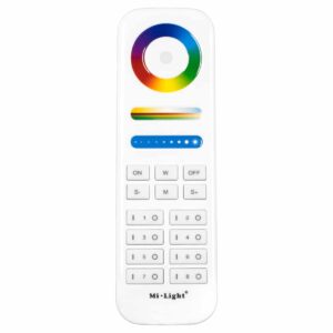 GloboStar® 73426 Ασύρματο Χειριστήριο Αφής έως 8 Group Wireless RF 2.4Ghz LED RGBW+WW Smart Touch Panel 8-Zone Mi-Light FUT089 433MHz RF 2.4G