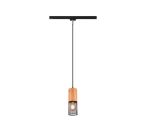 Κρεμαστό Φωτιστικό Trio Lighting DUOLINE  1x E27 Μαύρο Ματ Μεταλλικό   – 73430132