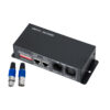 GloboStar® 73490 DC DMX Dimmer High Speed Controller / Decoder 3 Καναλιών DC 12-24V 3 x 8A 192W – Max 24A 576W – IP20 Μ16 x Π9 x Υ6cm – 2 Χρόνια Εγγύηση