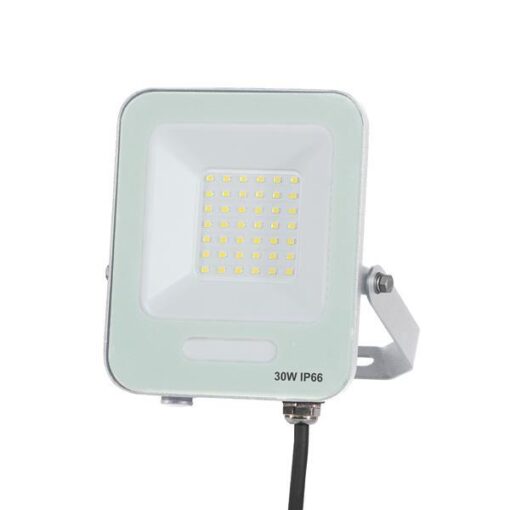 ΠΡΟΒΟΛΕΑΣ LED SMD 30W ΛΕΥΚΟΣ IP66 3000K PLUS EUROLAMP – 147-69038