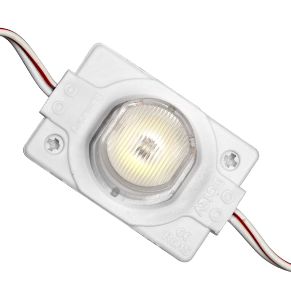GloboStar® 73708 20 Τεμάχια x LED Module 1.5 Watt CREE 12 volt 40x30mm Ψυχρό