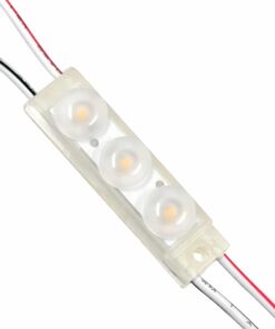 GloboStar® 73710 20 Τεμάχια x LED Modules 3 x SMD 3030 Philips 1W 120lm DC 12V IP67 Θερμό Λευκό 3000k