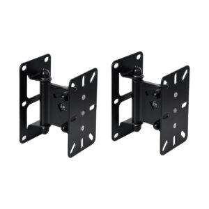 GloboStar® FDB K806-WB2 98030 Speaker Base Wall Bracket – Επιτοίχια Ρυθμιζόμενη Βάση Ηχείου για Τοποθέτηση Συστήματος Κολωνάτων Ηχείων K806 – IP20 – Μαύρο – Μ9.5 x Π11.5 x Υ16cm – Ζεύγος