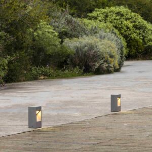 CAST BEACON LAMP DARK GREY CONCRETE H300MM 10W LED 3000Κ FARO – 74155