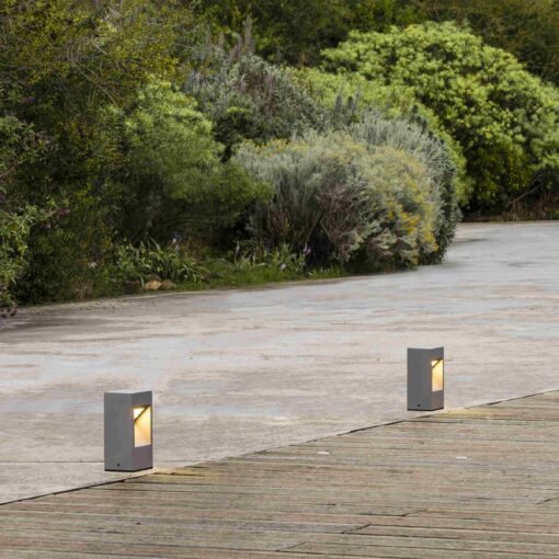 CAST BEACON LAMP DARK GREY CONCRETE H300MM 10W LED 3000Κ FARO – 74155