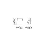 PROA DARK GREY WALL LAMP 1 X GU10 FARO – 74400