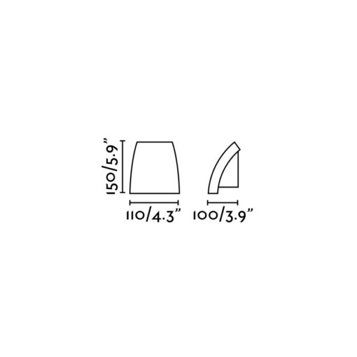 PROA DARK GREY WALL LAMP 1 X GU10 FARO – 74400