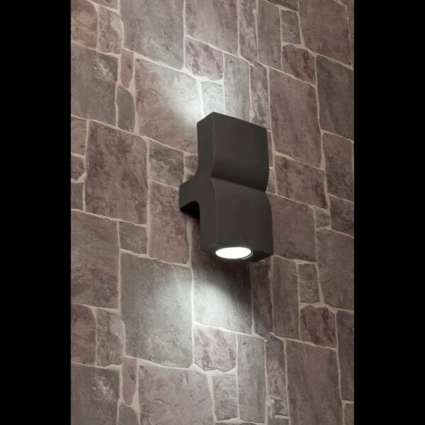 KLAMP DARK GREY WALL LAMP 2 X GU10 FARO – 74408