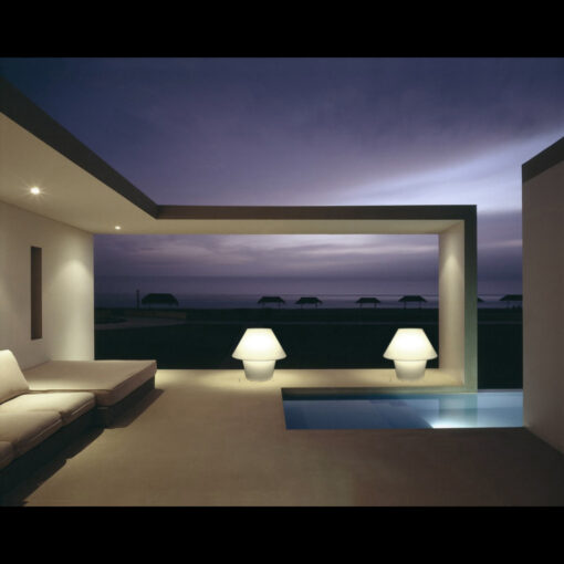 Faro Barcelona VERSUS-E Λευκό Πορτατίφ 1xE27 IP44 – 74423