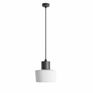 MUFFIN DARK GREY PENDANT LAMP 1XE27  FARO – 74427C-04