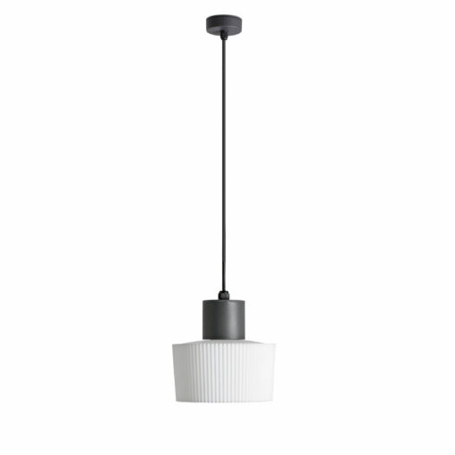 MUFFIN DARK GREY PENDANT LAMP 1XE27  FARO – 74427C-04