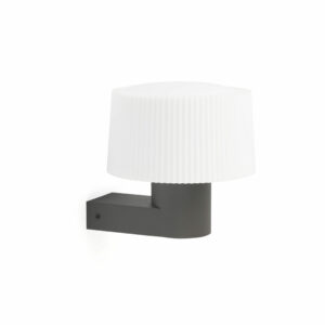 MUFFIN DARK GREY WALL LAMP 1XE27 FARO – 74432A-04