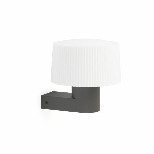 MUFFIN DARK GREY WALL LAMP 1XE27 FARO – 74432A-04
