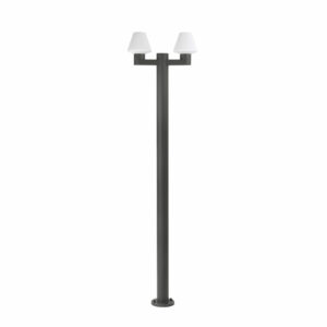 MISTU DARK GREY LAMPPOST 2XE27 FARO – 74435F2-02