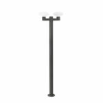 BLUBS DARK GREY LAMPPOST 2XE27 FARO – 74435F2-03