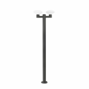 BLUBS DARK GREY LAMPPOST 2XE27 FARO – 74435F2-03