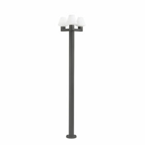 MISTU DARK GREY LAMPPOST 3XE27  FARO – 74436F3-02