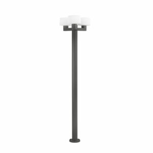 MUFFIN DARK GREY LAMPPOST 3XE27  FARO – 74436F3-04