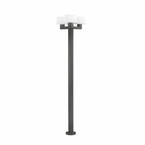 MUFFIN DARK GREY LAMPPOST 3XE27  FARO – 74436F3-04