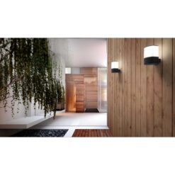 DATNA DARK GREY WALL LAMP 1 X E27 FARO – 74440