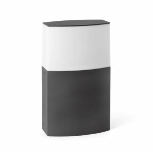 DATNA DARK GREY POST LAMP 1 X E27  H29cm FARO – 74441