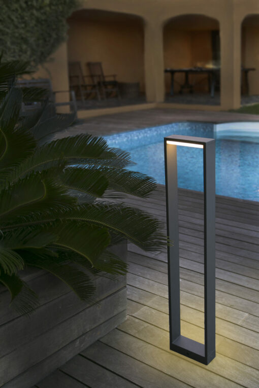 ALP DARK GREY BEACON LAMP LED 7W 3000K H80cm FARO – 74452