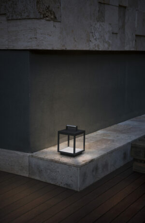 Faro Barcelona Φορητό Επαναφορτζόμενο Φωτιστικό LED Kerala  Σκούρo Γκρι  – 74454