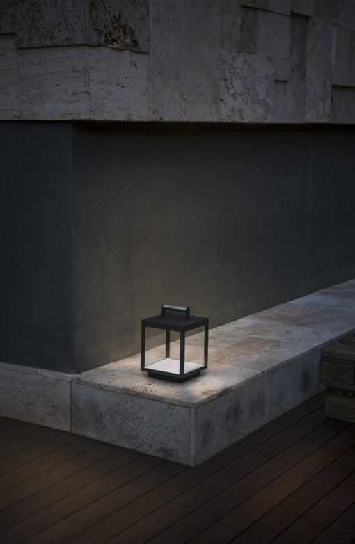 Faro Barcelona Φορητό Επαναφορτζόμενο Φωτιστικό LED Kerala  Σκούρo Γκρι  – 74454