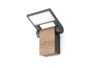WOOD WALL LAMP DARK GREY LED 11W 3000K FARO – 74455