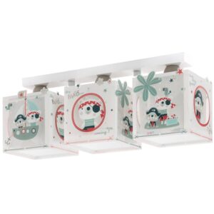 The Pirates τρίφωτο παιδικό φωτιστικό οροφής Ango – 74553