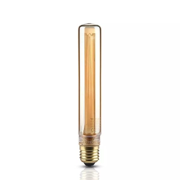 LED Λάμπα E27 T30 19cm 2W Filament Amber V-TAC 300° 65lm Θερμό Λευκό 1800Κ – 217473