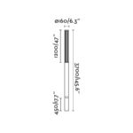 SCREEN LAMPPOST 3.7M 4000K CRI90 HE ASYM CASAMBI FARO – 751322C