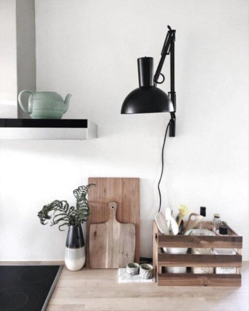 Επιτραπέζιο Φωτιστικό DFTP Arki 1xE27 Μαύρου Χρώματος – 75145003