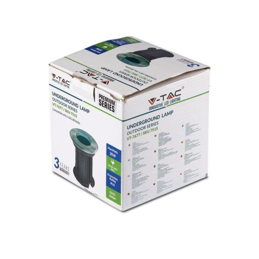 Κουτί Λαμπτήρα Υπογείου V-TAC 35W, εξωτερικού χώρου, στεγανότητα IP65, μοντέλο VT-7671, εγγύηση 3 ετών.