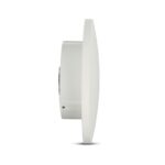 LED επιτοίχιο φωτιστικό 6W Στρογγυλό Λευκό σώμα 4000K Φυσικό λευκό V-TAC – 7525