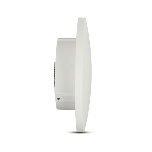 LED επιτοίχιο φωτιστικό 6W Στρογγυλό Λευκό σώμα 4000K Φυσικό λευκό V-TAC – 7525
