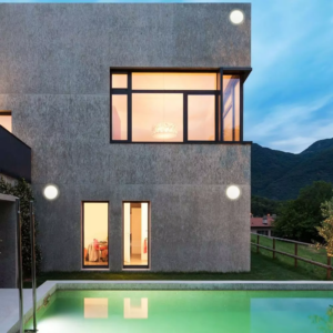 LED επιτοίχιο φωτιστικό 9W Στρογγυλό Λευκό σώμα 3000K Θερμό λευκό V-TAC – 7526