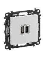 VALENA LIFE ΠΡ 2ΧUSB ΦΟΡΤ A&C 3000MA WHITE LEGRAND – 753106