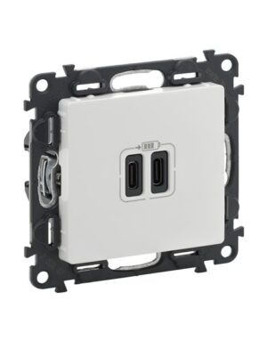VALENA LIFE ΠΡ 2ΧUSB ΦΟΡΤ ΤΥΠΟΥ C 3000MA WHITE LEGRAND – 753107