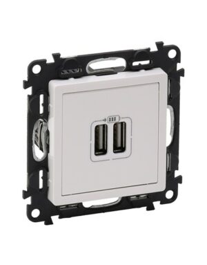 VALENA LIFE ΠΡ 2ΧUSB ΦΟΡΤ 1500MA WHITE LEGRAND – 753112