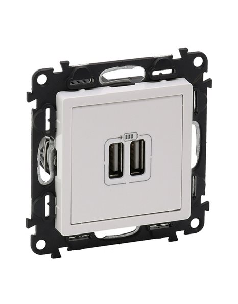 VALENA LIFE ΠΡ 2ΧUSB ΦΟΡΤ 1500MA WHITE LEGRAND – 753112