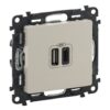 VALENA LIFE ΠΡ 2ΧUSB ΦΟΡΤ A&C 3000MA IVORY LEGRAND – 753206